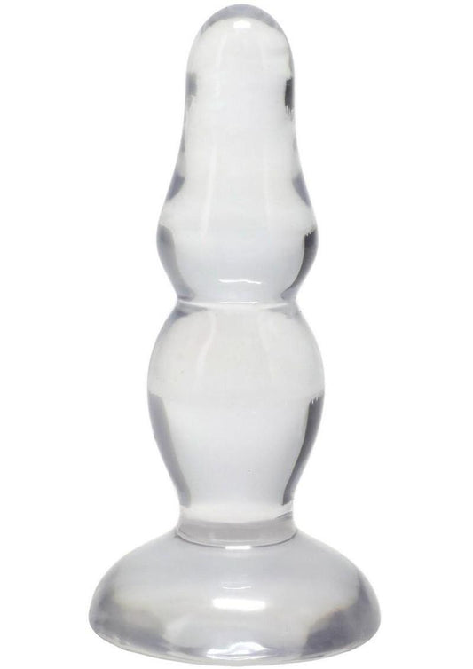 Crystal Jellies Novice Pop Plug - Clear - 4in