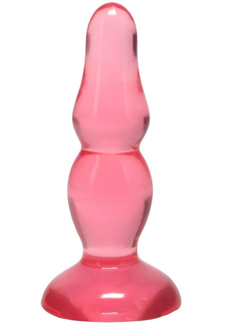 Crystal Jellies Novice Pop Plug - Pink - 4in