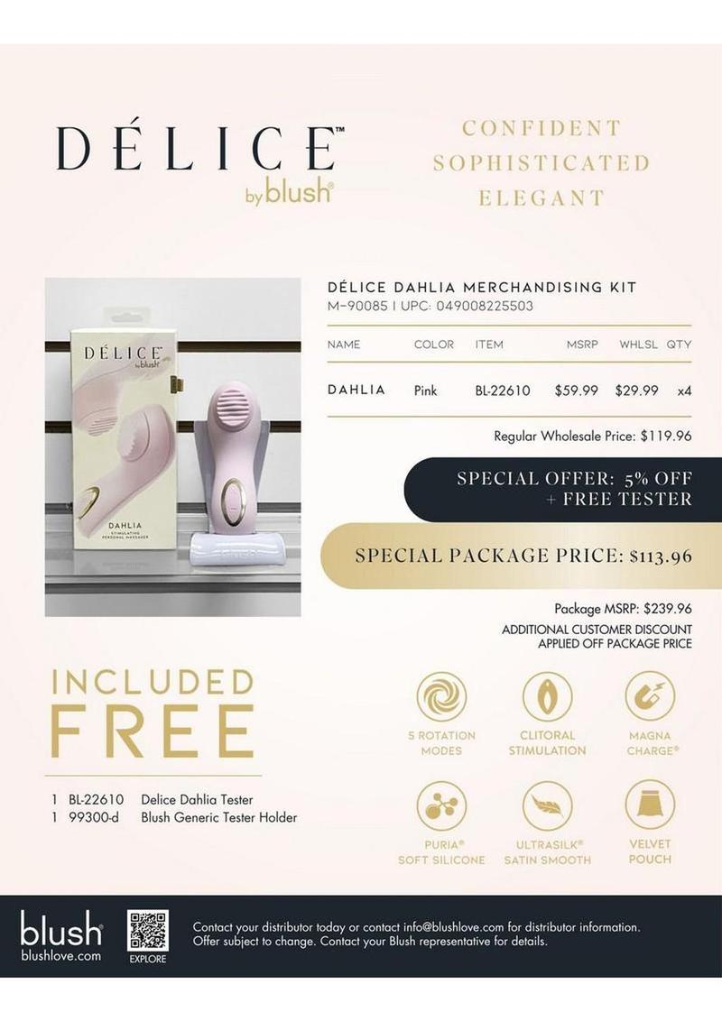 Delice Dahlia Merchandising Kit