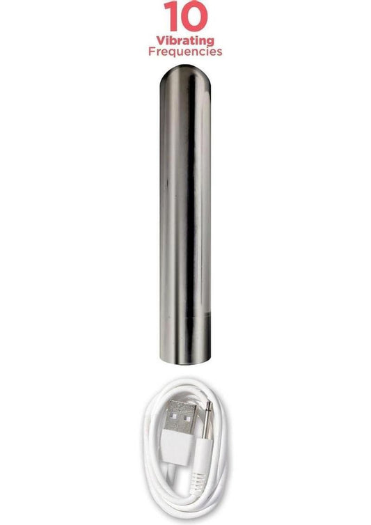 Dickboy Vibes Rechargeable Silicone Multi Speed Dildo - Chocolate - 8in