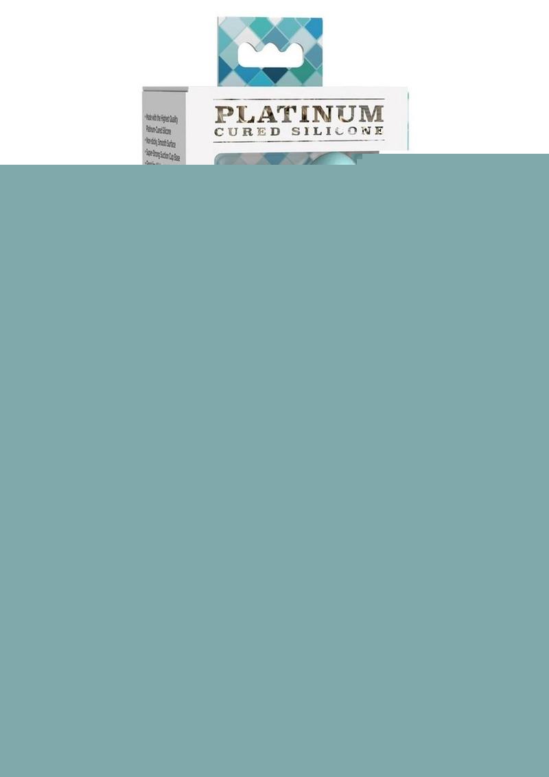 Dillio Platinum Wild Thing Silicone Dildo - Teal - 7in