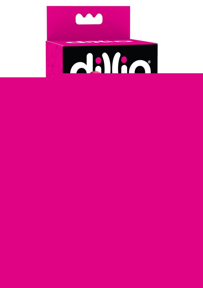 Dillio Twister Dildo - Pink - 6in