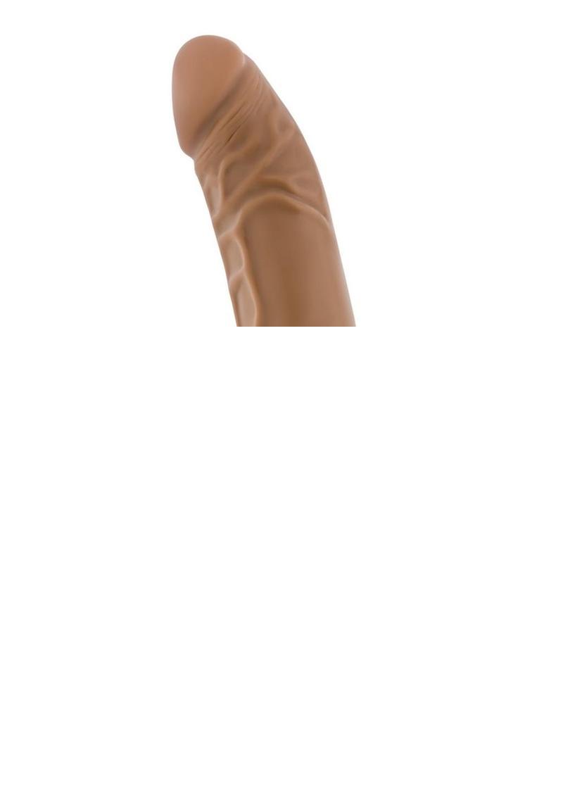 Dr. Skin Dr. Noah Silicone Dildo with Suction Cup - Caramel/Mocha - 8in