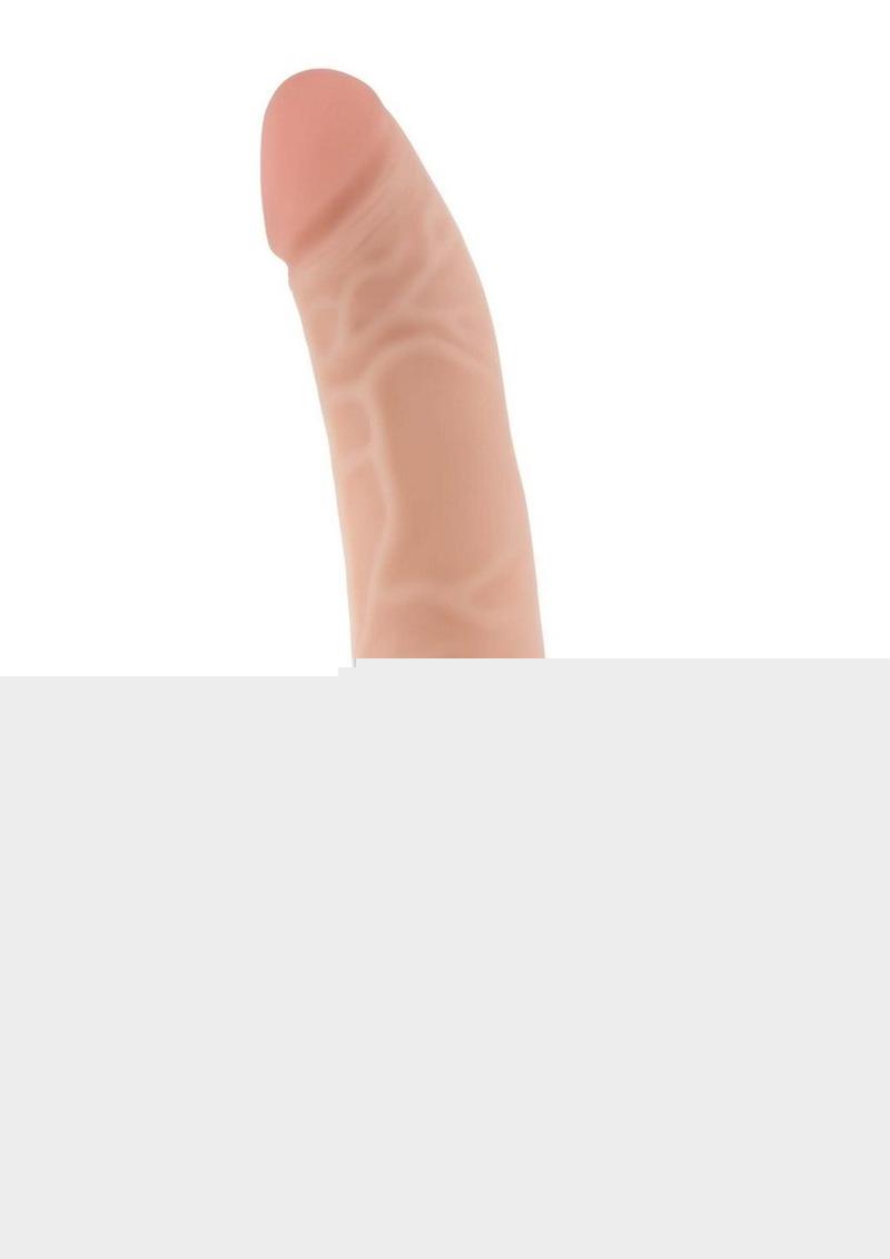 Dr. Skin Plus Posable Dildo with Suction Cup - Vanilla - 9in