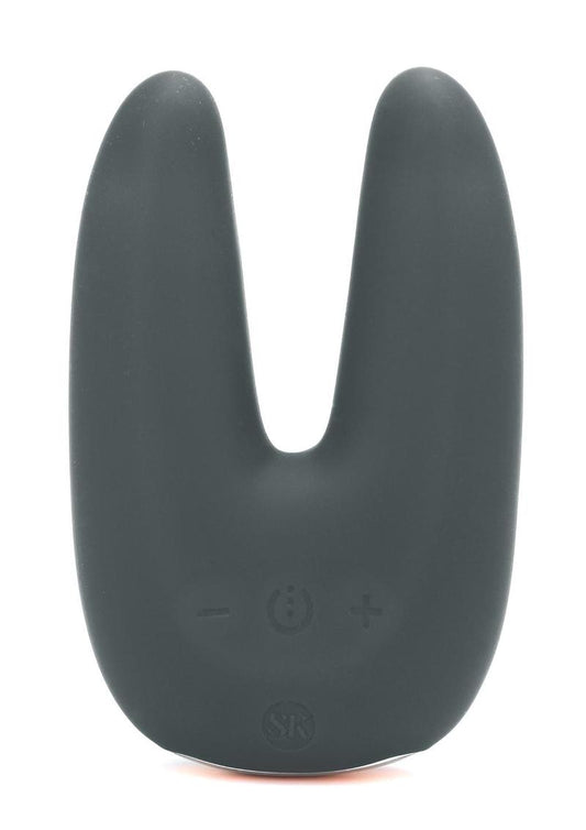 Dual Motor Clitoral Vibrator - Gray/Grey