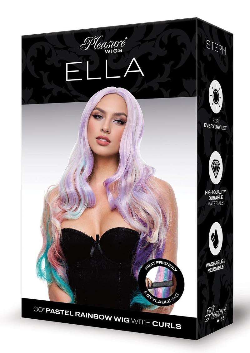 Ella Wig - Pastel Rainbow/Rainbow