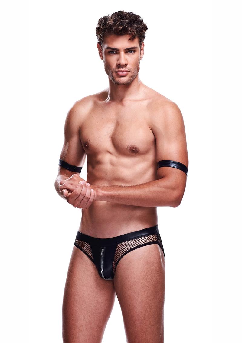 Envy 2pc Sexy Cop - Black - Large/Medium - Set