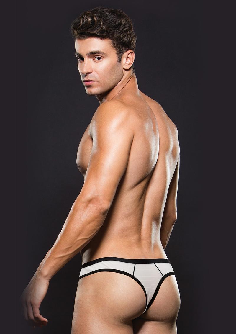 Envy Express Yourself Thong - White - Large/Medium