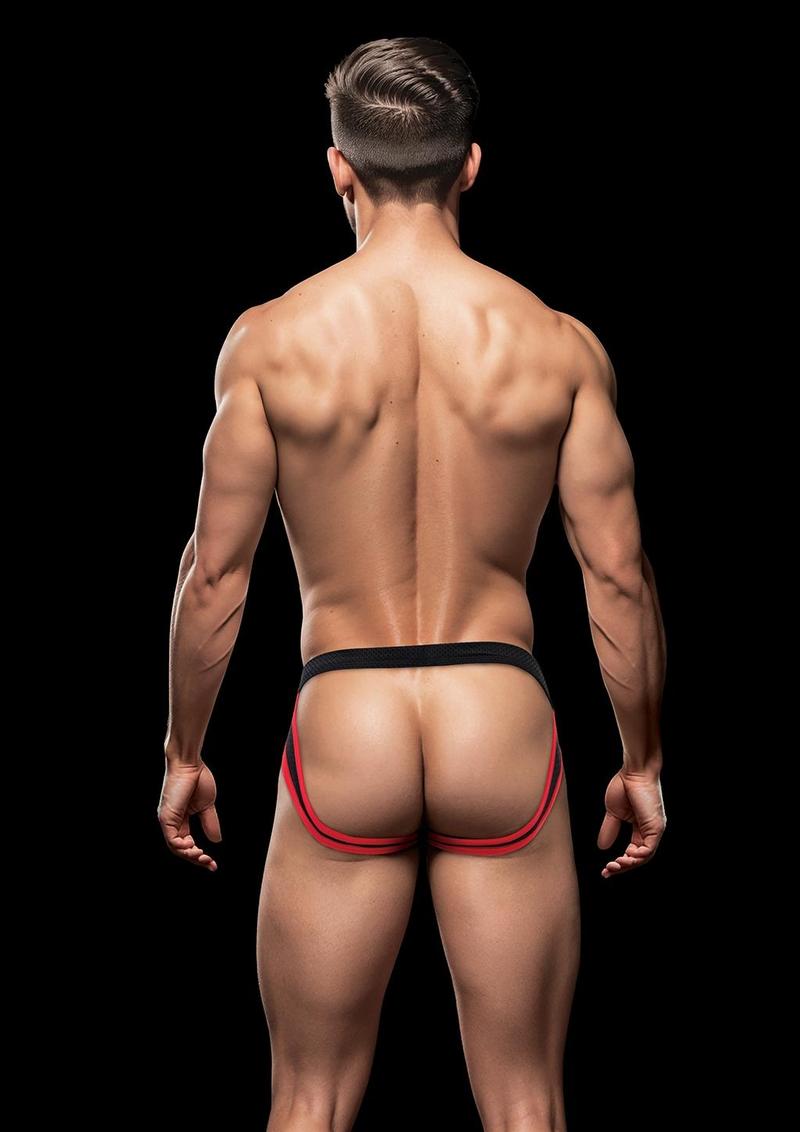 Envy Sport Mesh Jock - Black - Large/XLarge
