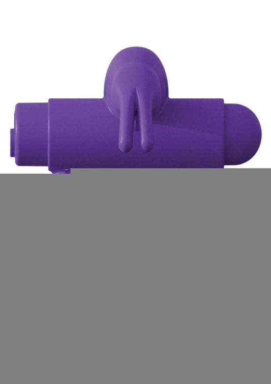 Fantasy C-Ringz Silicone Rabbit Ring Cock Ring with Remote Control - Purple