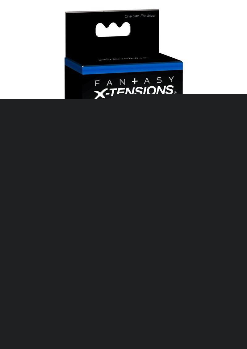 Fantasy X-Tensions Perfect 1in Extension Sleeve with Ball Strap - Vanilla - 7in