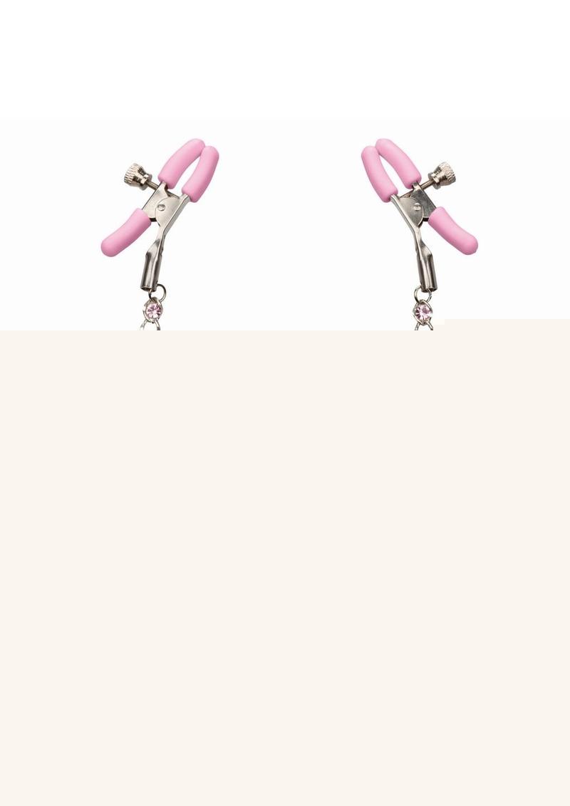 First Time Crystal Nipple Teasers - Pink