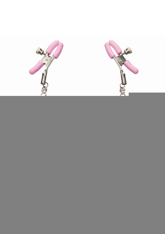 First Time Crystal Nipple Teasers - Pink