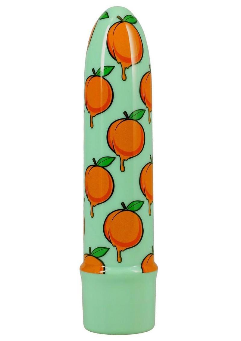 Goodhead Buzz Buddies Peaches 5in Vibe - Green/Orange
