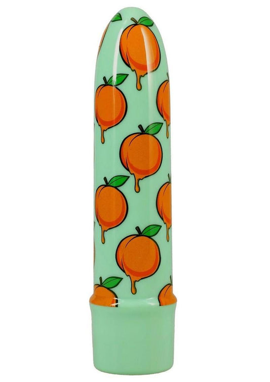 Goodhead Buzz Buddies Peaches 5in Vibe - Green/Orange