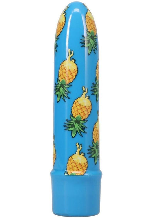Goodhead Buzz Buddies Pineapple 5in Vibe - Blue/Gold