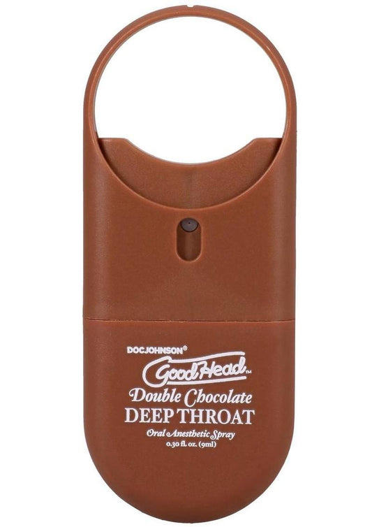 Goodhead Deep Throat To-Go Oral Anesthetic Spray .30oz - Double Chocolate