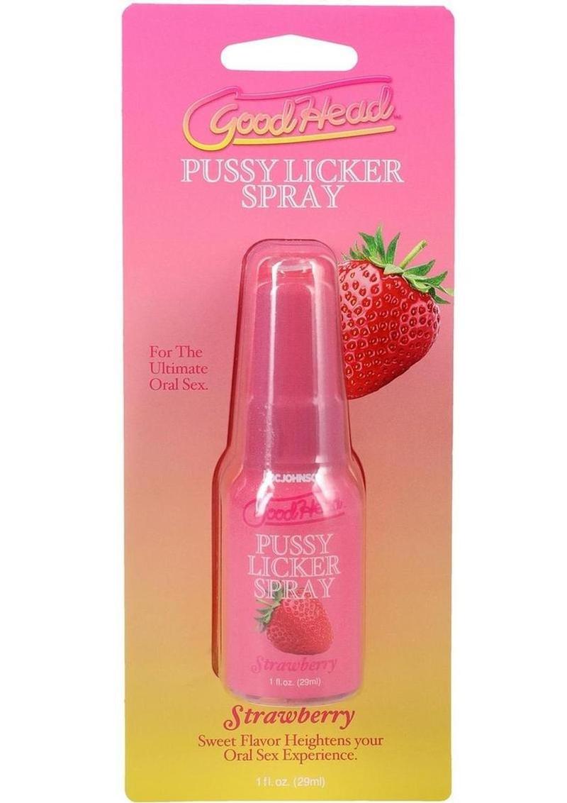 Goodhead Pussy Licker Spray - Strawberry - 1oz
