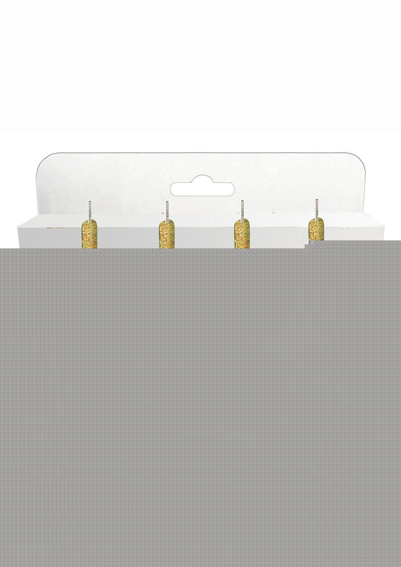 Happy F'n Birthday Fu Candles - Gold - 4 Per Set