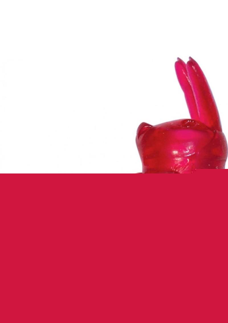 Horny Honey Bunny Vibro Cock Ring - Magenta/Pink