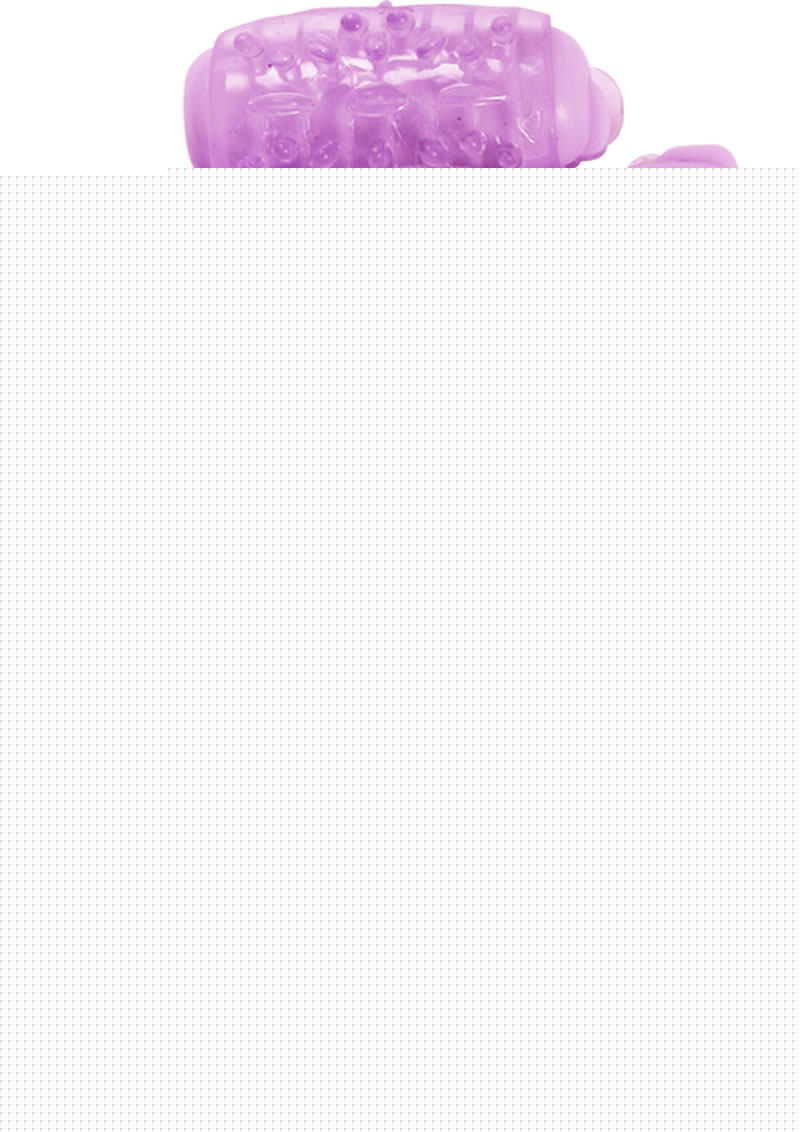 Humm Dinger Super Quad Vibrating Cock Ring - Purple