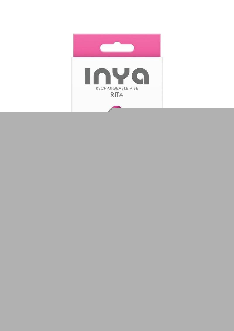 Inya Rita Rechargeable Silicone Vibrator - Pink