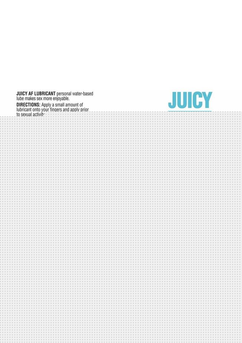 Juicy AF Water Based Lubricant - 4oz