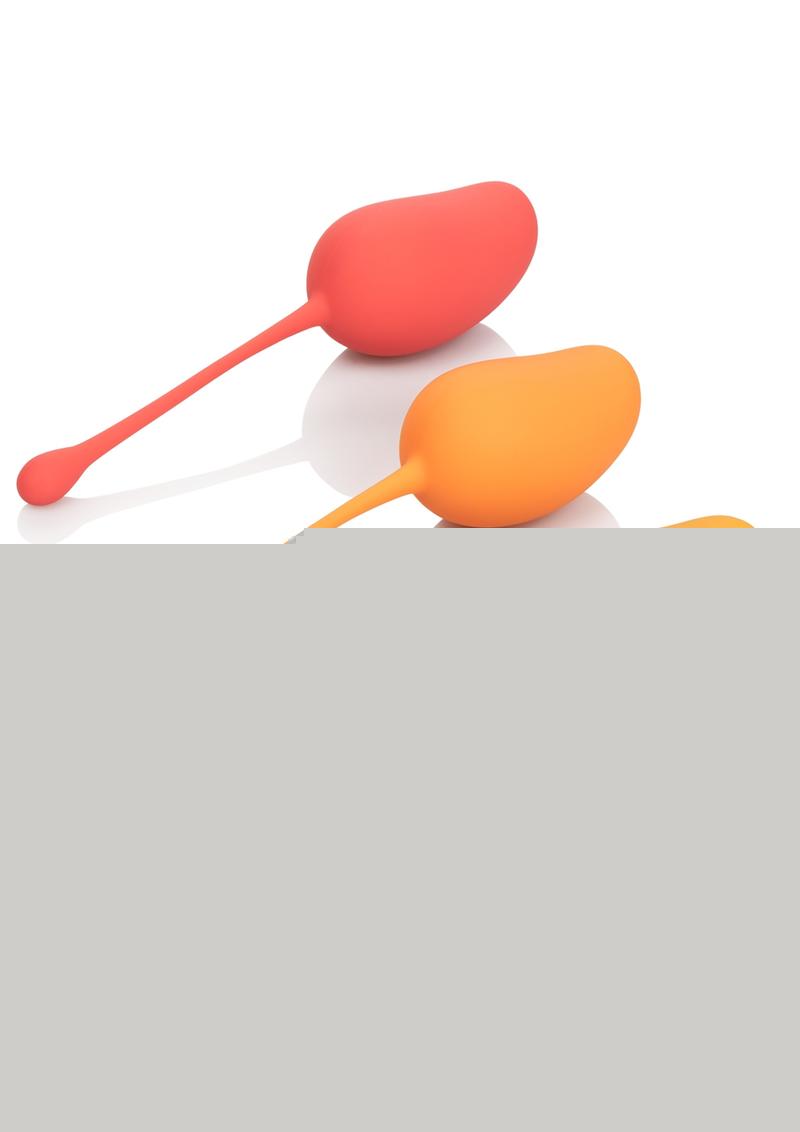 Kegel Training Set Mango Silicone - Orange