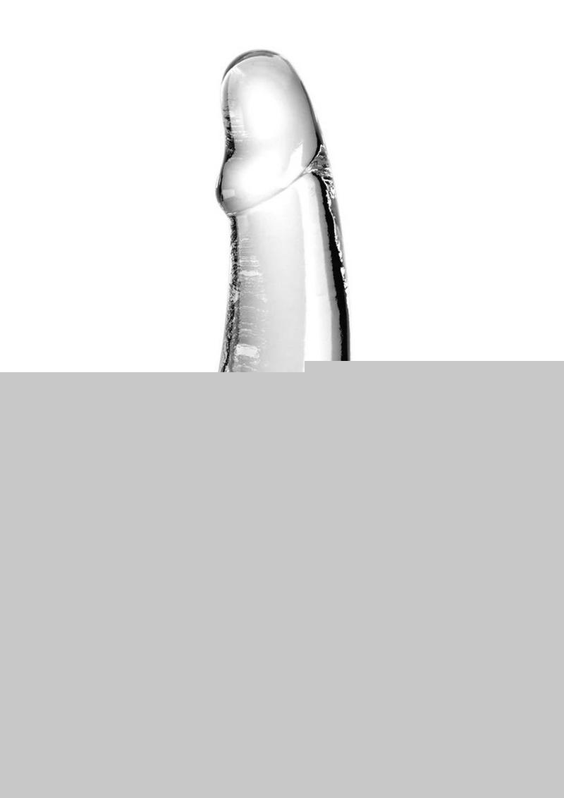 King Cock Clear Dildo with Balls - Clear - 7.5in