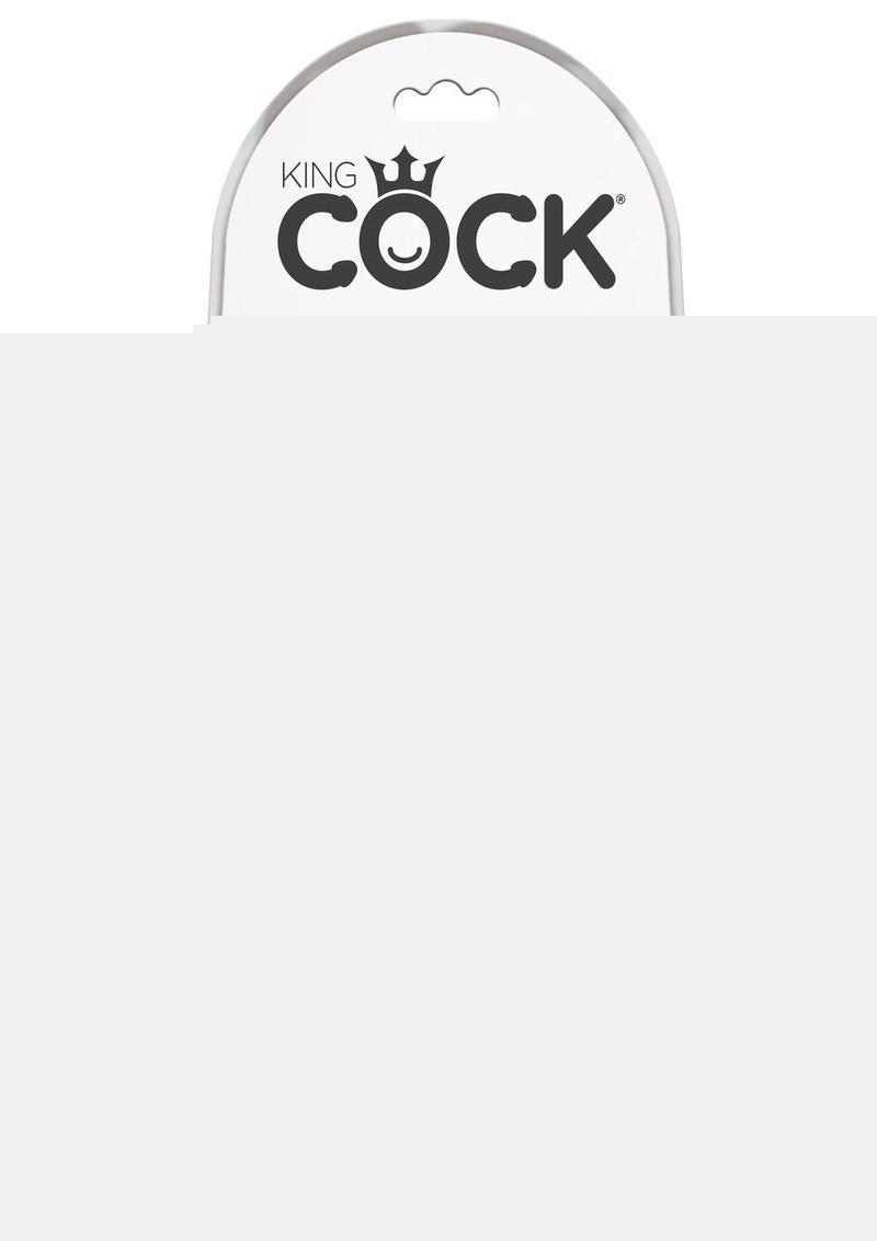 King Cock Dildo with Balls - Caramel/Tan - 7in