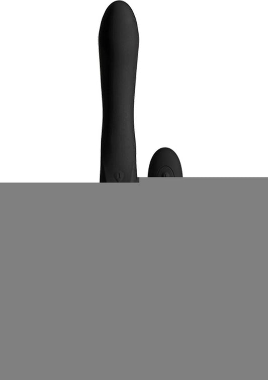 Kink Dual Flex Vibrator with Remote Control - Black