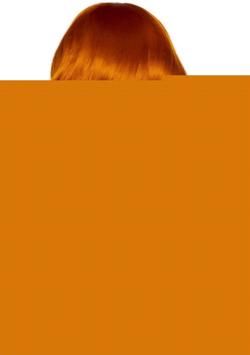 Leg Avenue Misfit Long Wavy Bang Wig - One Size - Ginger - Orange - One Size