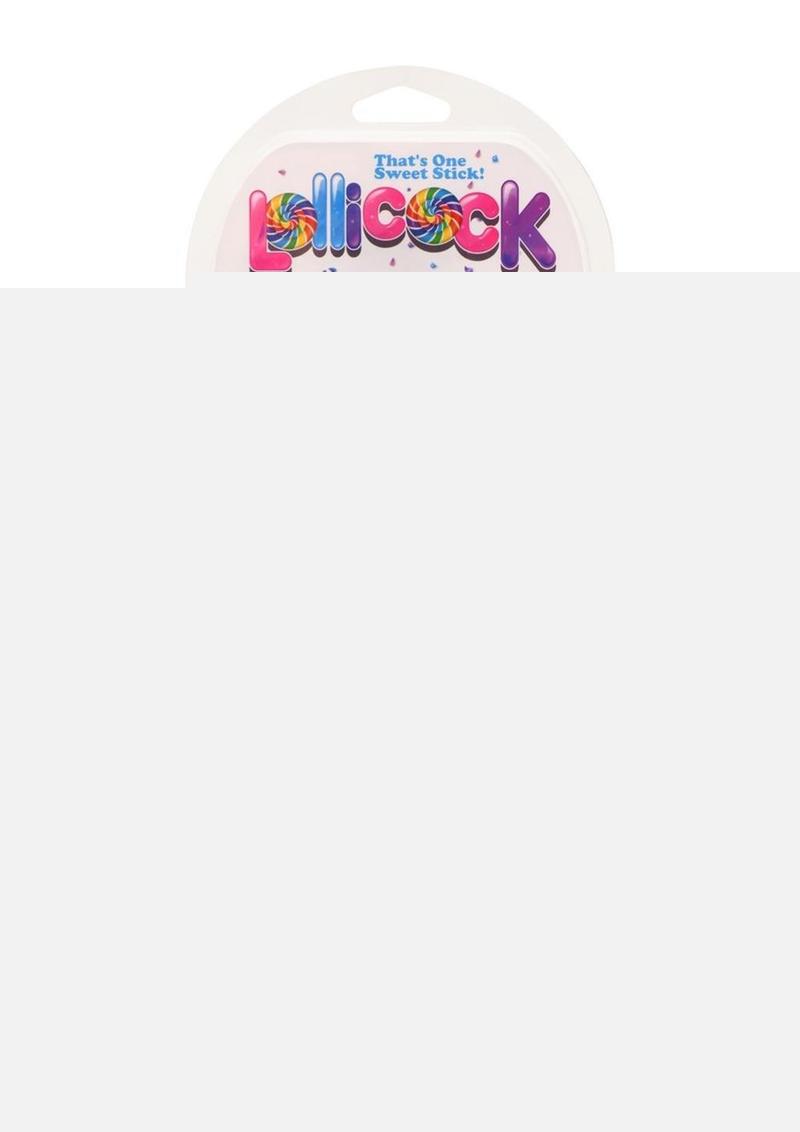 Lollicock Stim Stick Dildo - Berry Ice/Blue - 8in