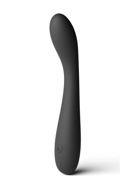 Love Notes Hush Rechargeable Silicone Flexible G-Spot Vibrator - Black