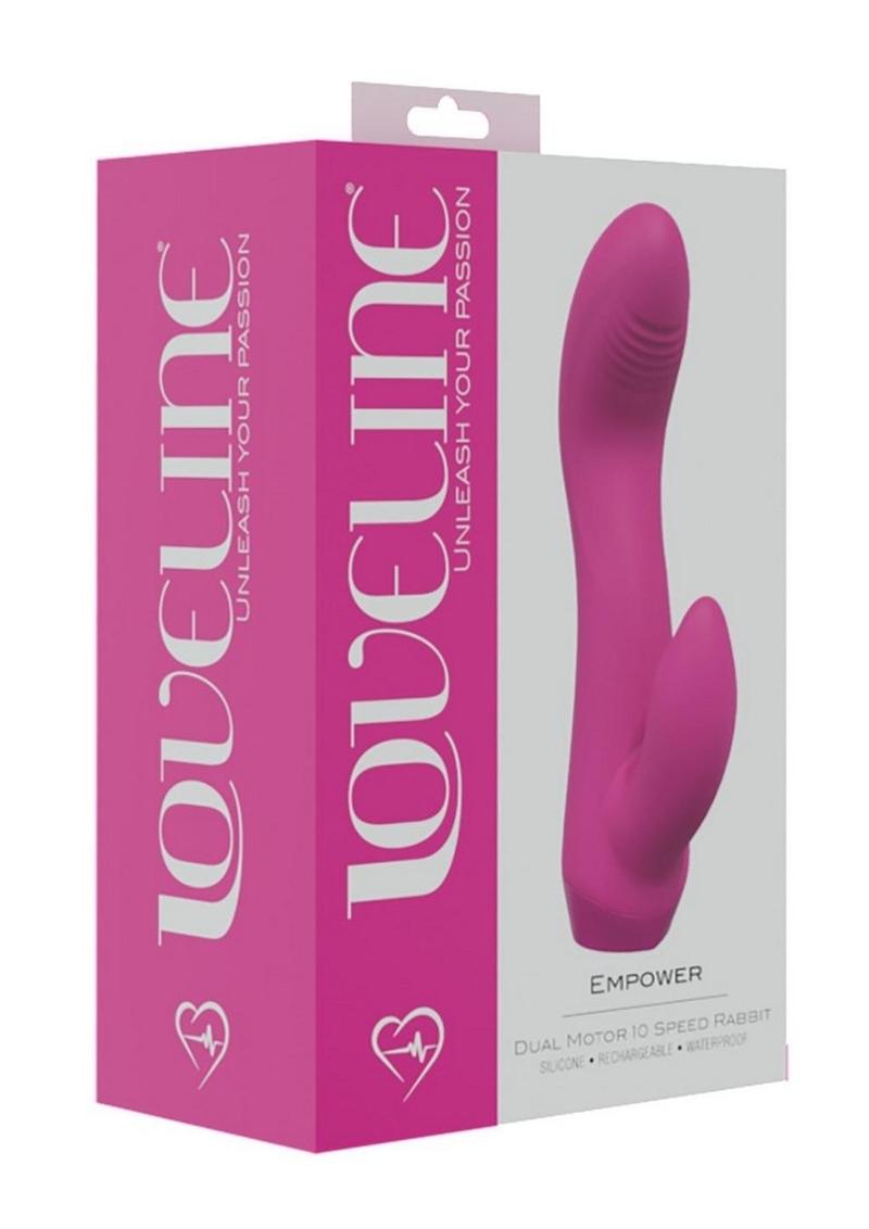 Loveline Empower Rechargeable Dual Motor 10 Speed Rabbit Vibrator xpressionsadultstores Loveline Empower Rechargeable Dual Motor 10 Speed Rabbit Vibrator xpressionsadultstores