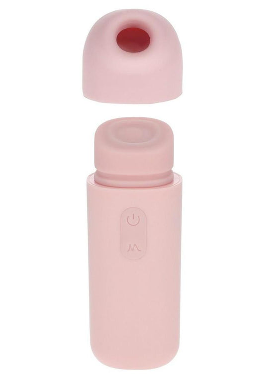 Loveline Sweetie Airtaptech 10 Function Rechargeable Silicone Clitoral Stimulator - Pink