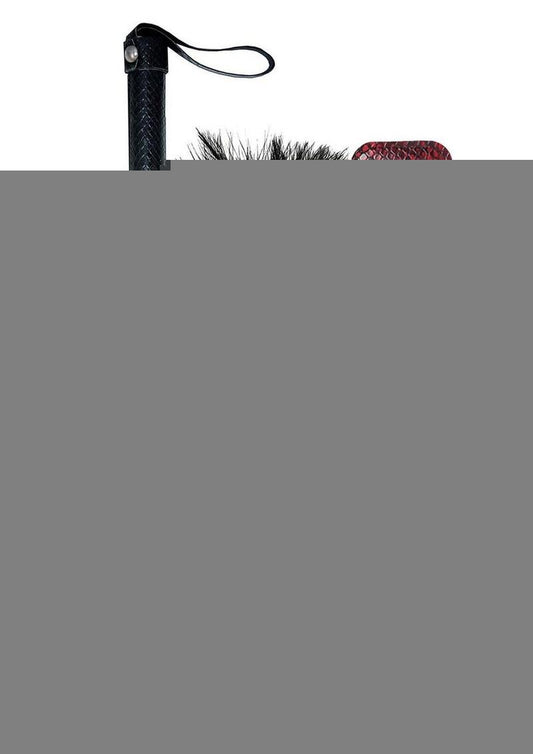 Lovers Kits Whip, Tickle and Paddle - Black/Red