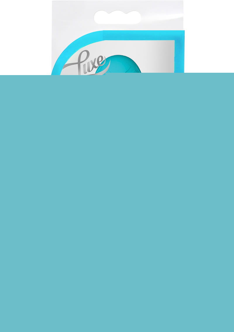 Luxe Cozi Siliconemini Vibrator - Aqua/Blue
