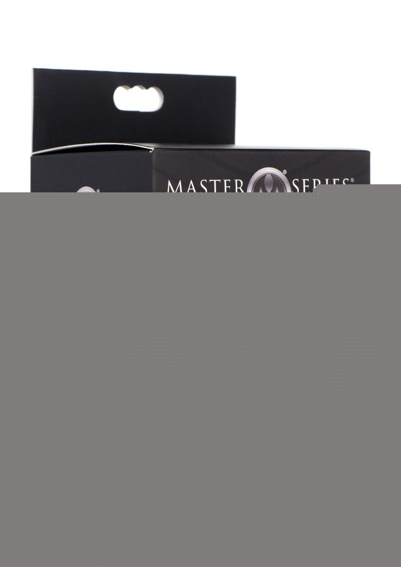 Master Series Dirty Words Anal Plug - Black - Set