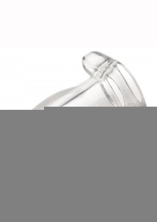 Master Series Gape Glory Clear Hollow Anal Plug - Clear - Large