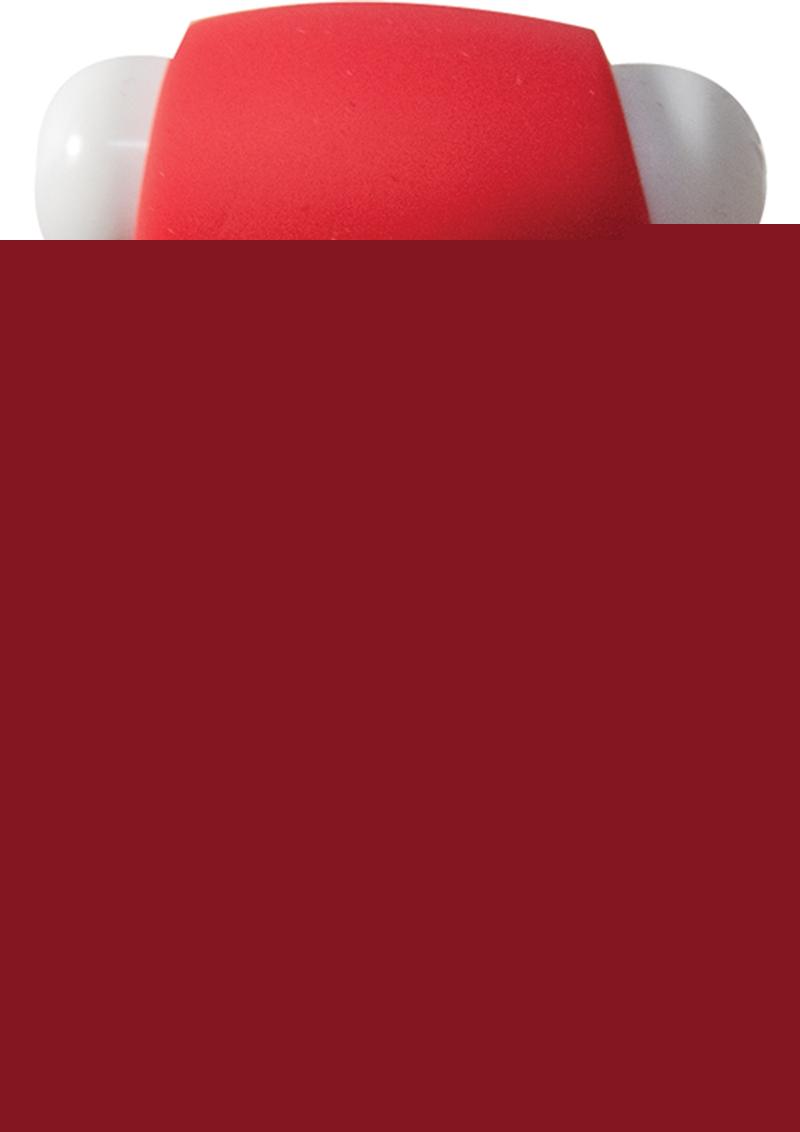 Maxx Gear Pleasure Ring Silicone Vibrating Cock Ring - Red
