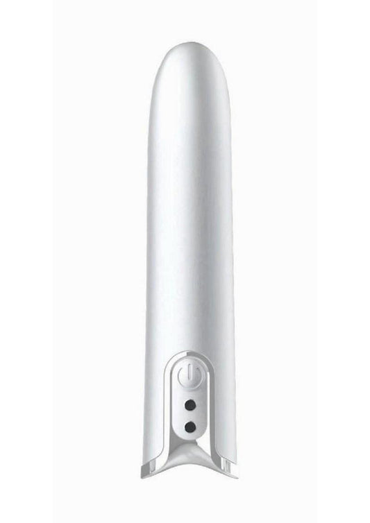Mini's Imperial Rechargeable Silicone Bullet - Silver