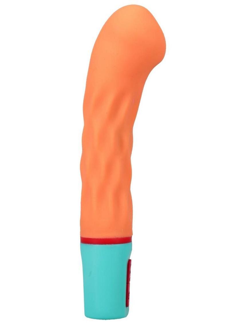 Mood Intense Arc Rechargeable Silicone G-Spot Vibrator - Orange