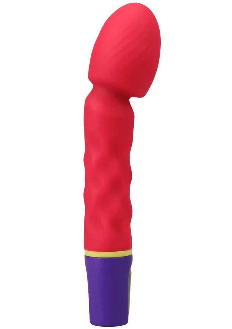 Mood Intense G Rechargeable Silicone G-Spot Wand - Pink/Purple