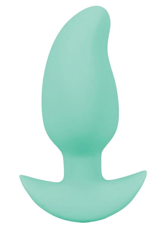 Mood Teaser Vibrating Rechargeable Silicone Micro Plug - Green