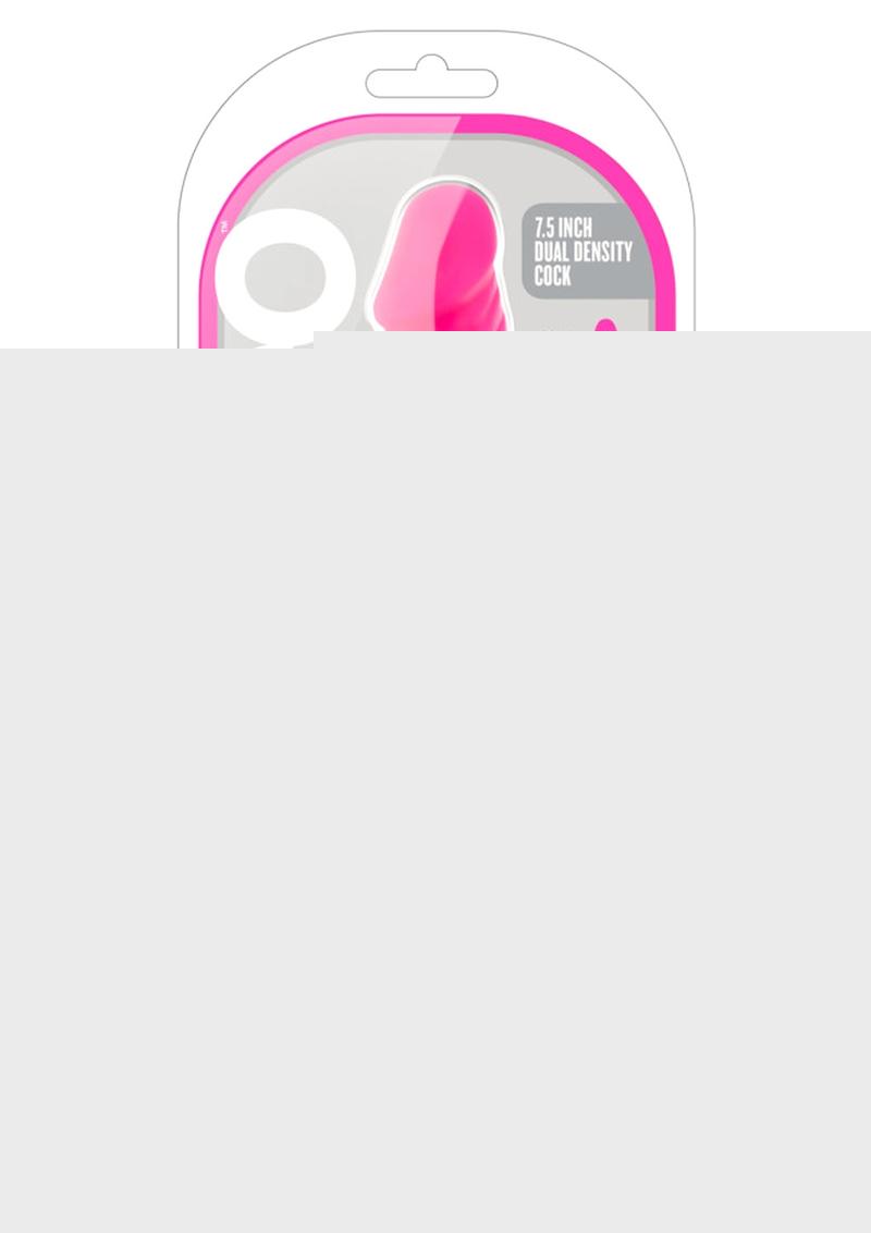 Neo Dual Density Dildo - Neon Pink/Pink - 7.5in