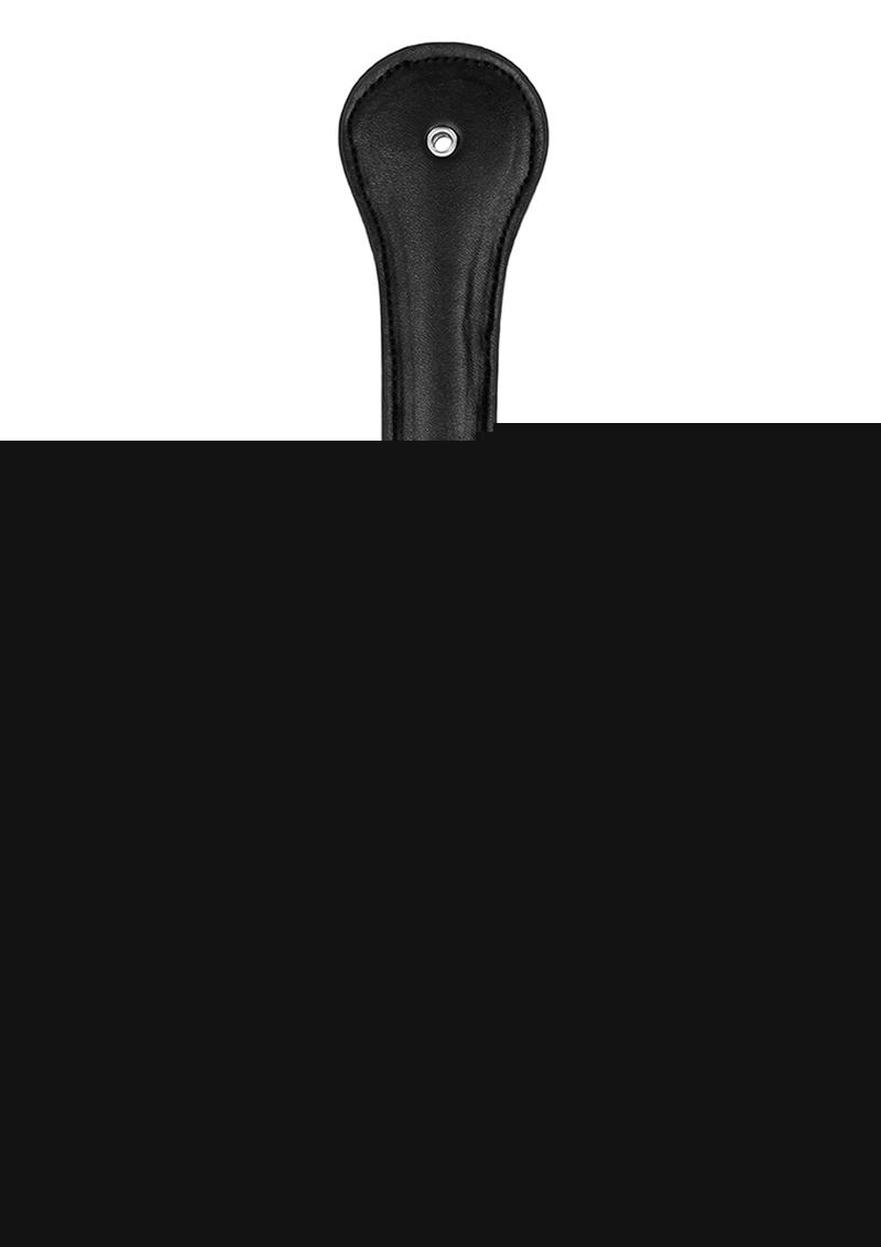 Ouch! Leather Paddle Lips - Black