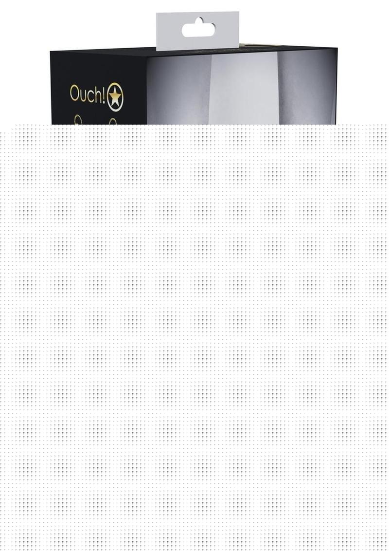 Ouch! London Collection Leg Cuffs - Black