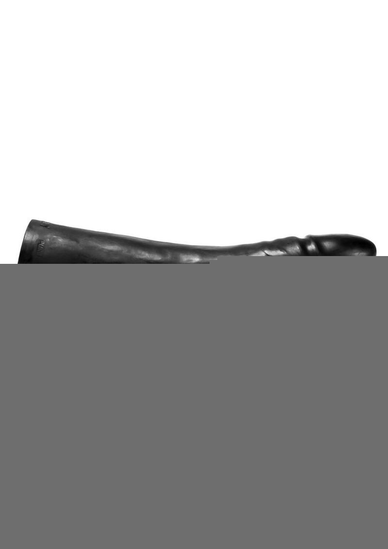Oxballs Donkey Silicone Strapless Dildo - Black - 11in