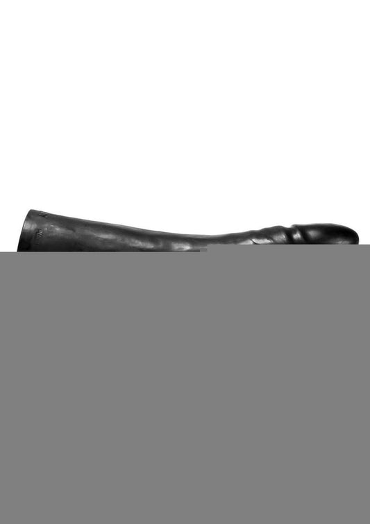 Oxballs Donkey Silicone Strapless Dildo - Black - 11in